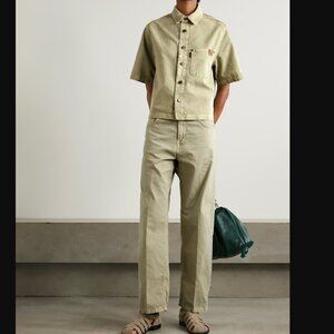 Olive Straight Leg Jeans for Women